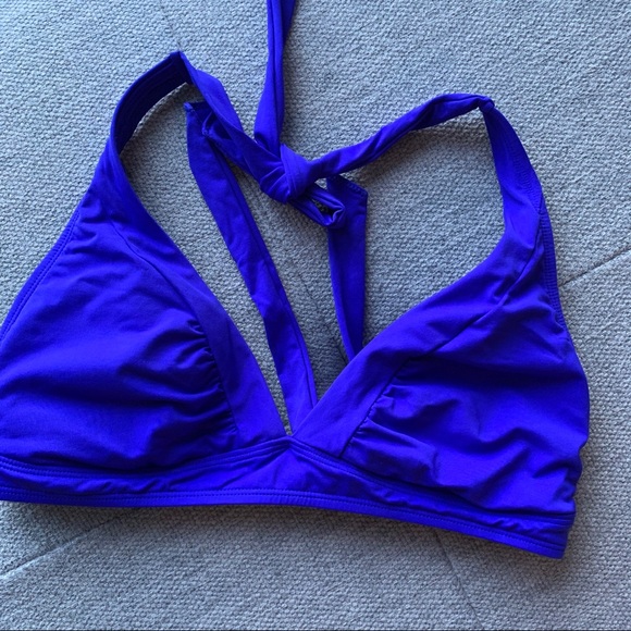 Athleta Other - ATHLETA Blue Swim Halter Top | L